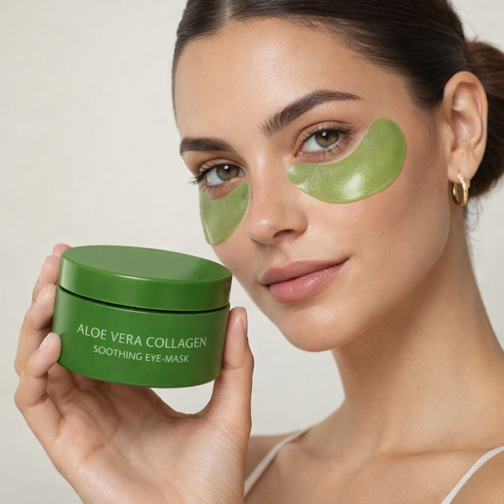 Patch per gli occhi all'aloe vera e collagene