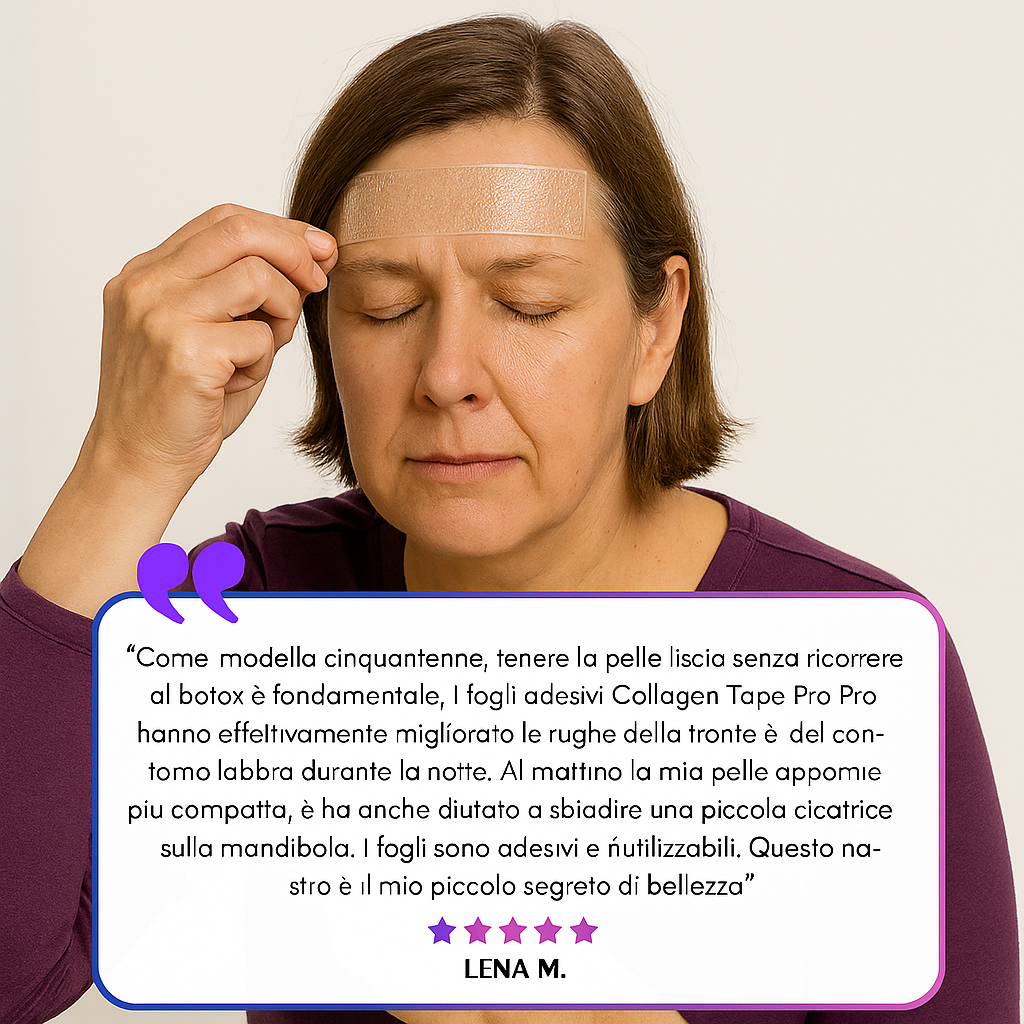 DermaCollagen Tape – Nastro Rigenerante per Rughe e Cicatrici